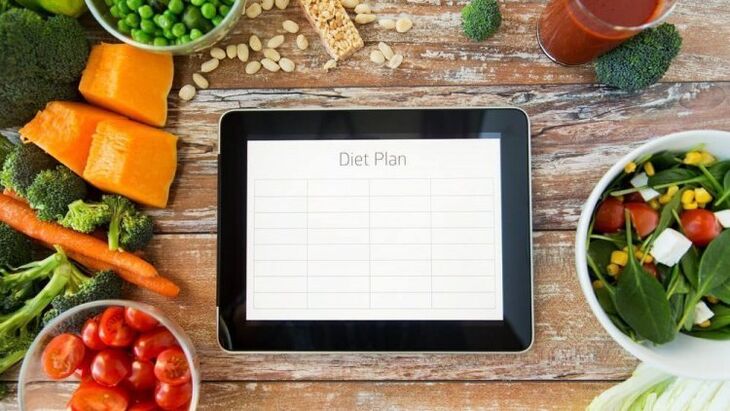 elaborando um plano de dieta para perda de peso