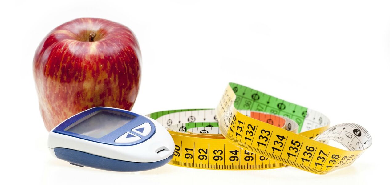 A dieta deve suportar o peso corporal ideal em pacientes diabéticos