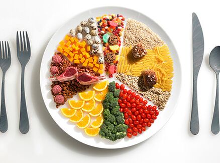 DUCAN alimentos permitidos em um prato